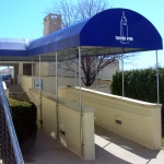 Belle Isle Awning Commercial Awning Grosse Pointe Yacht Club Tower Pub Entrance